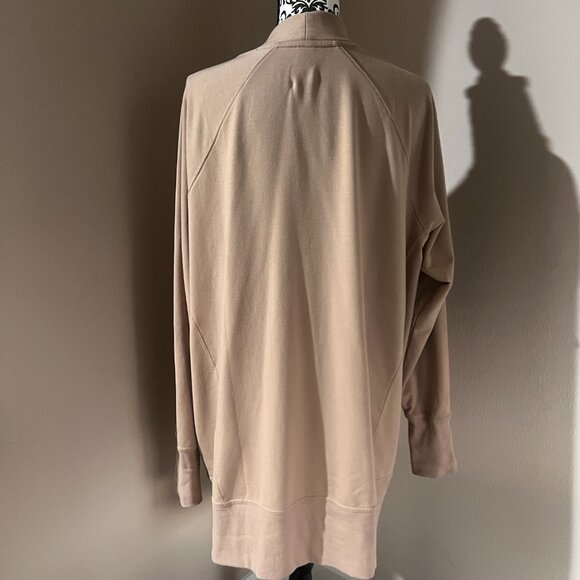 ID Ideology Women's Plus Size Comfort Flow Cardigan Sweater Sand Tan Sz 2X - Picture 4 of 7